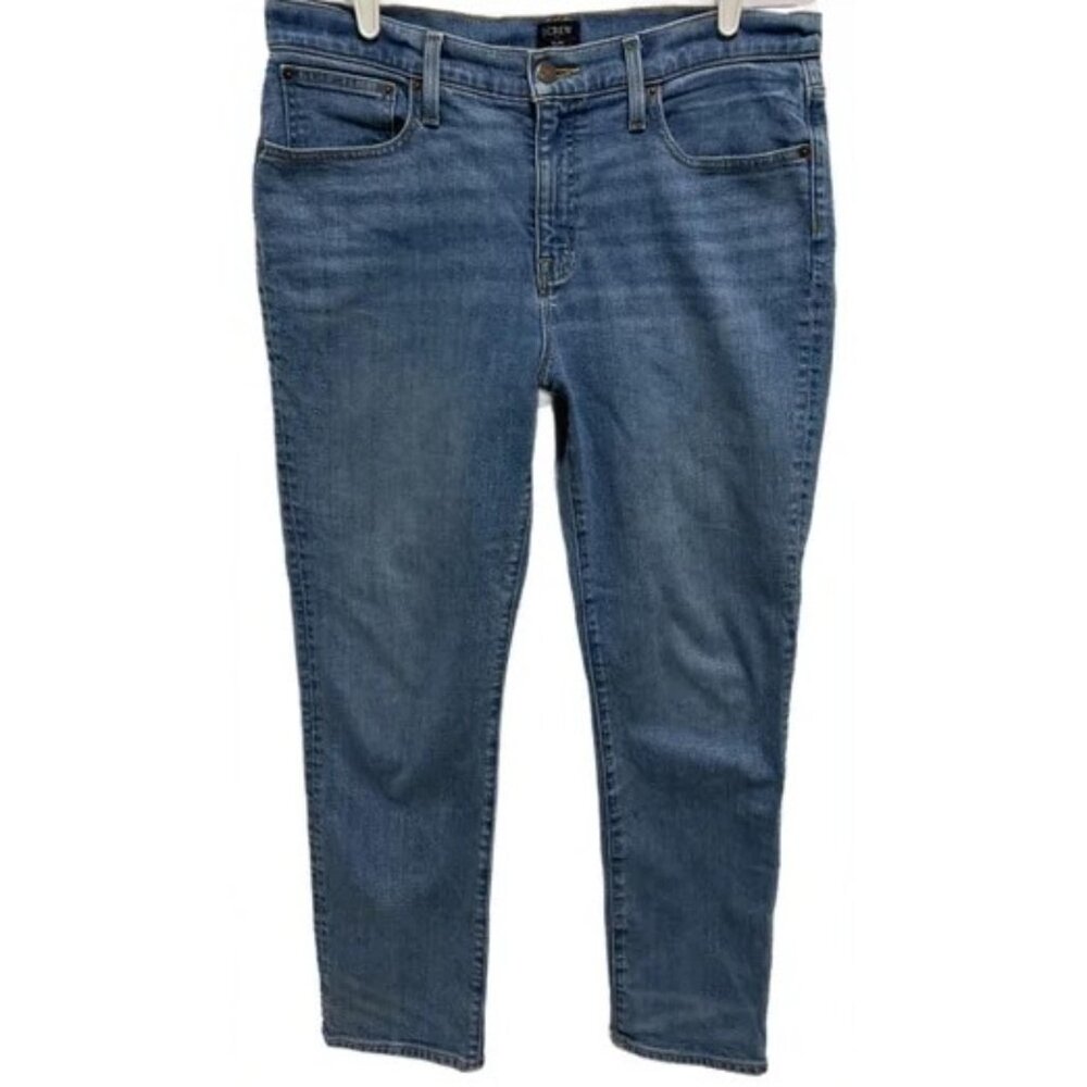 0455 J.Crew Slim Boyfriend Faded Straight Denim Jeans
